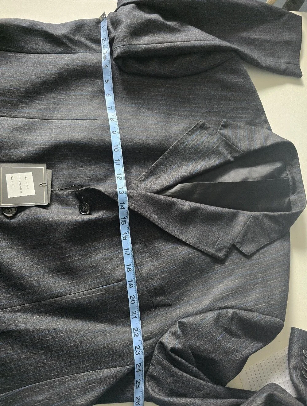 Abito Sartoriale Herringbone Mens Blazer Size 62 NEW